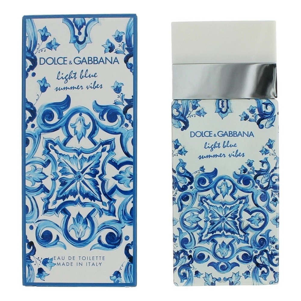 Dolce & Gabbana Light Blue Summer Vibes Eau De Toilette Spray 3.3 oz - Picture 2 of 4